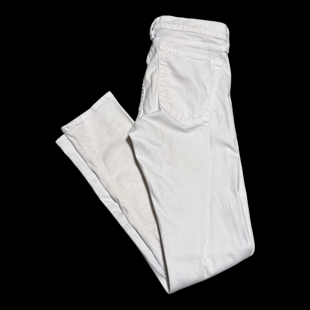 Rag & Bone New York Cotton Blend White Slim Pants Women's 27 (Fits 29x30.5)